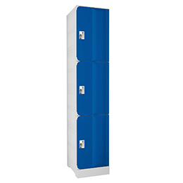 Locker PP1-03 Plástico ABS Premium 3pt Azul