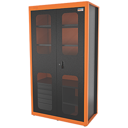 TAV-205 ARMARIO VERTICAL DOBLE 2 PUERTAS + 5 CAJONES